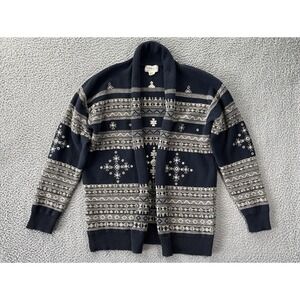 Ralph Lauren Denim &‎ Supply Cardigan Womens Medium Aztec Fair Isle Shawl Collar